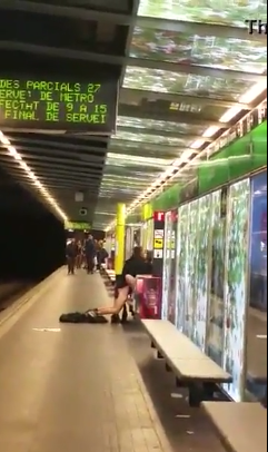 couple Fucking in the subway station