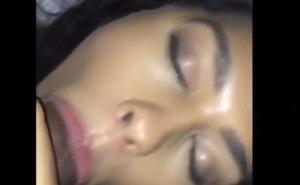 Whore working sucking cock