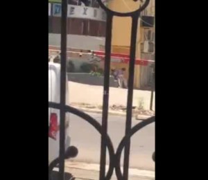 taking in the street