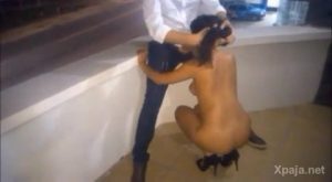 Sucking on the street