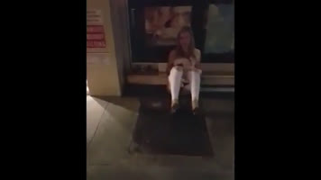 American prostitute in the streets