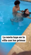 Jovencita cogiendo con su primo en las terrenas